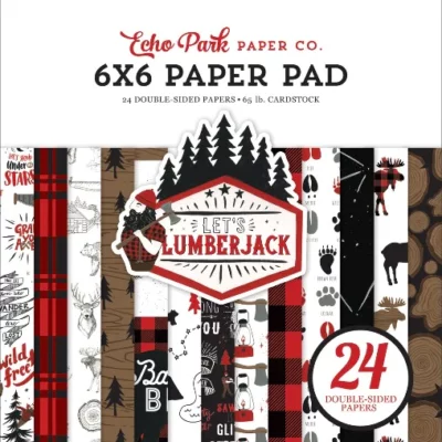 Let’s Lumberjack 6 x 6″ Paper Pad