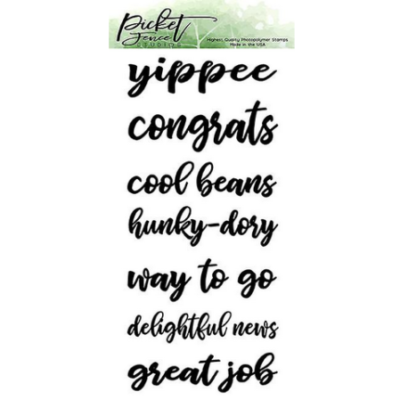 Ways to Say Congrats Clear Stamps