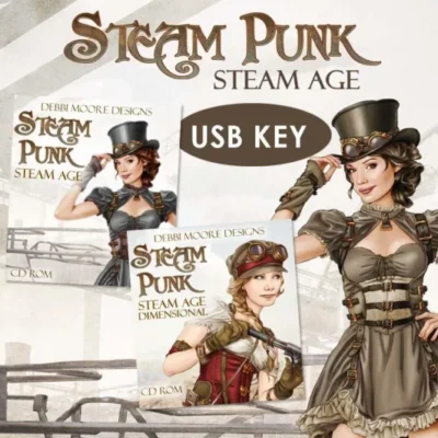 Steampunk Steam Age USB Key – Digital Craft